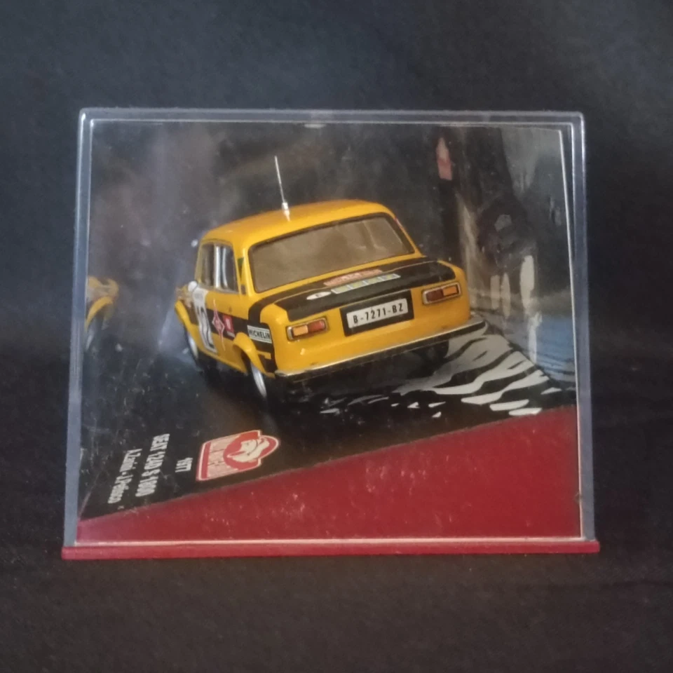 voiture miniature 1/43 Rallye : Seat 124D S 1800 -Monte-Carlo 1977 "Zanini". - Photo 4/4