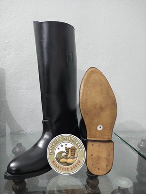 Handmade German Officer  Boots With Leather Sole. Horse Riding Boots Custom Made