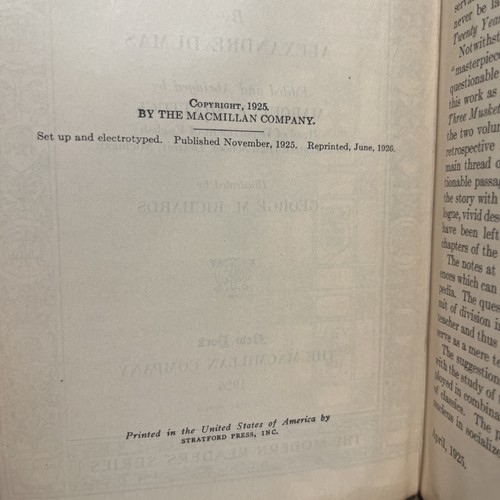 Alexandre DUMAS / The Three Musketeers Modern Readers’ Series 1926 - Picture 6 of 9