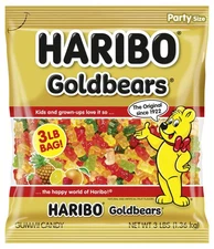 Goldbears, Gummi Candy, 3 lb Bag, Assorted Flavors