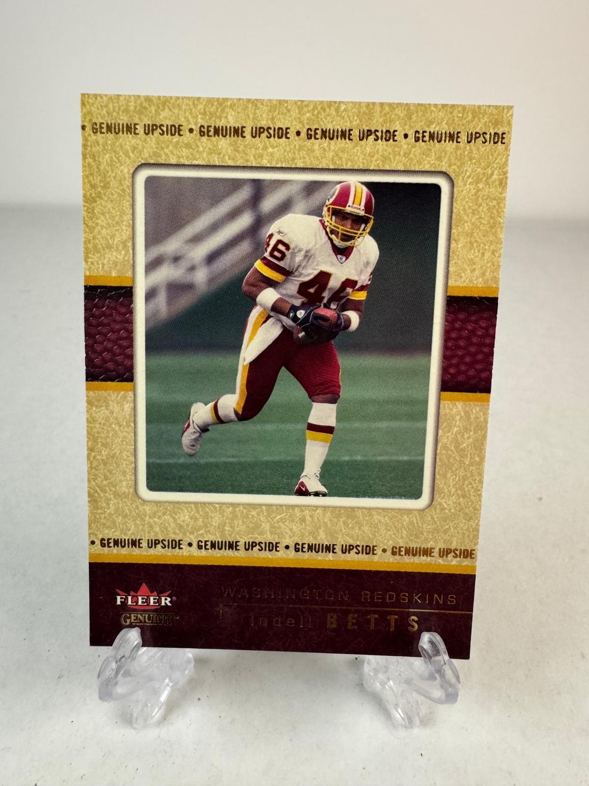 2002 Fleer Genuine #126 Ladell Betts #/599