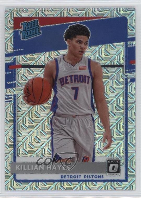 2020-21 Panini Donruss Optic Rated Rookie Choice Prizm Killian Hayes #157 1s6