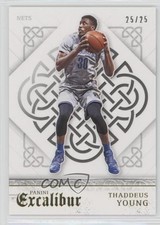2015-16 Panini Excalibur Gold 25/25 Thaddeus Young #18 4v2