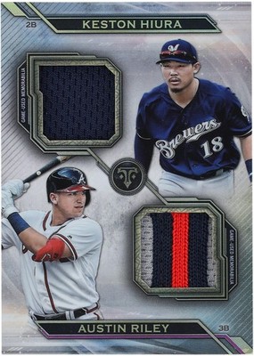 MLB Player 2019 Topps Triple Threads Deca 10 Player Relic DRC-7 5/10 Rookie Card