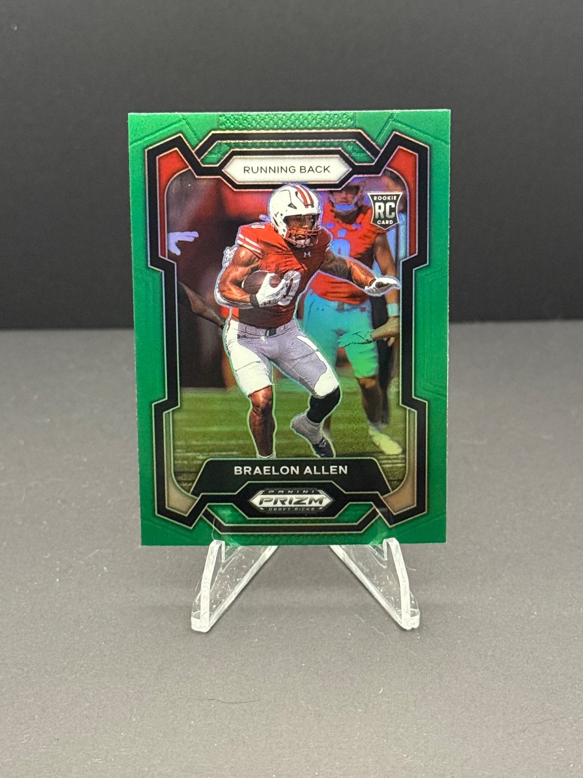 2024 Panini Prizm Draft Picks - Braelon Allen #129 Green Prizm (RC)