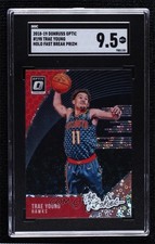 2018 Donruss Optic The Rookies Fast Break Holo Prizm Trae Young #5 SGC 9.5 9l4
