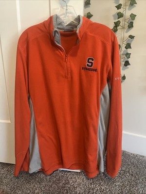 Syracuse Orange Columbia Fleece Jacket Large Half Zip NCAA