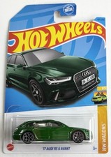 2023 Hot Wheels HW Wagons 1/5 Green  17 Audi RS 6 Avant 187 1:64 Scale Diecast