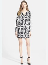 Diane Von Furstenberg Reina silk dress SZ 4 Quiet Luxury . Original Price $348