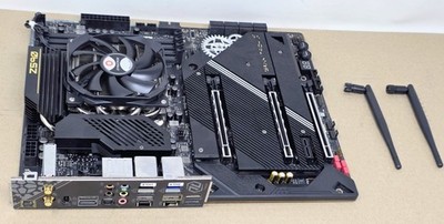 ASROCK Z590 Taichi Motherboard LGA1200 w/ I/O Shield, Antennas, Fan, Heatsink
