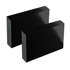 HighDensity Polyethylene HDPE Plastic Block 1" Thick 3" x 6" HDPE Plastic Sh...