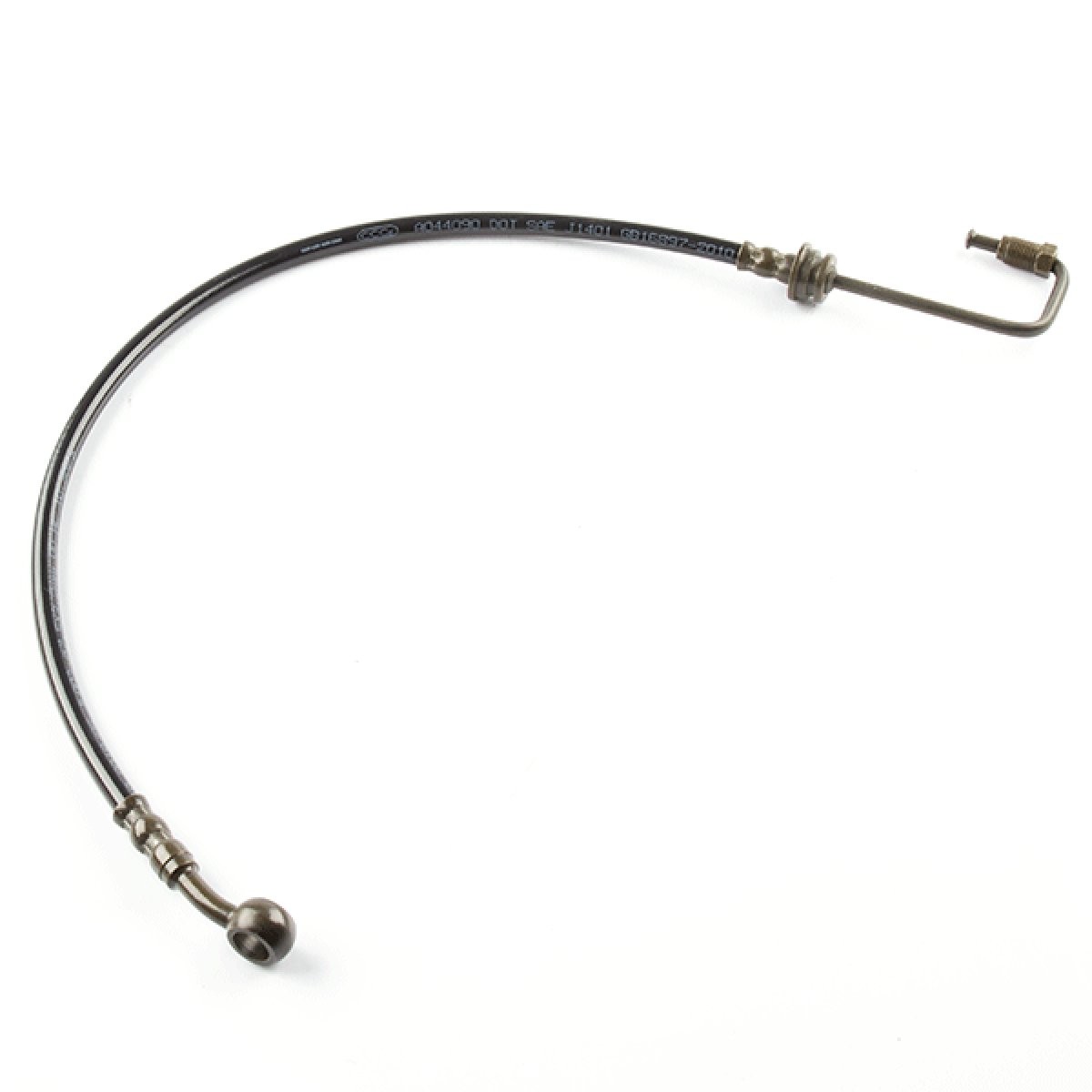 Rear Brake Hose Inlet 28 Degree for LJ250-3V Flexible Brake Line Rubber Black