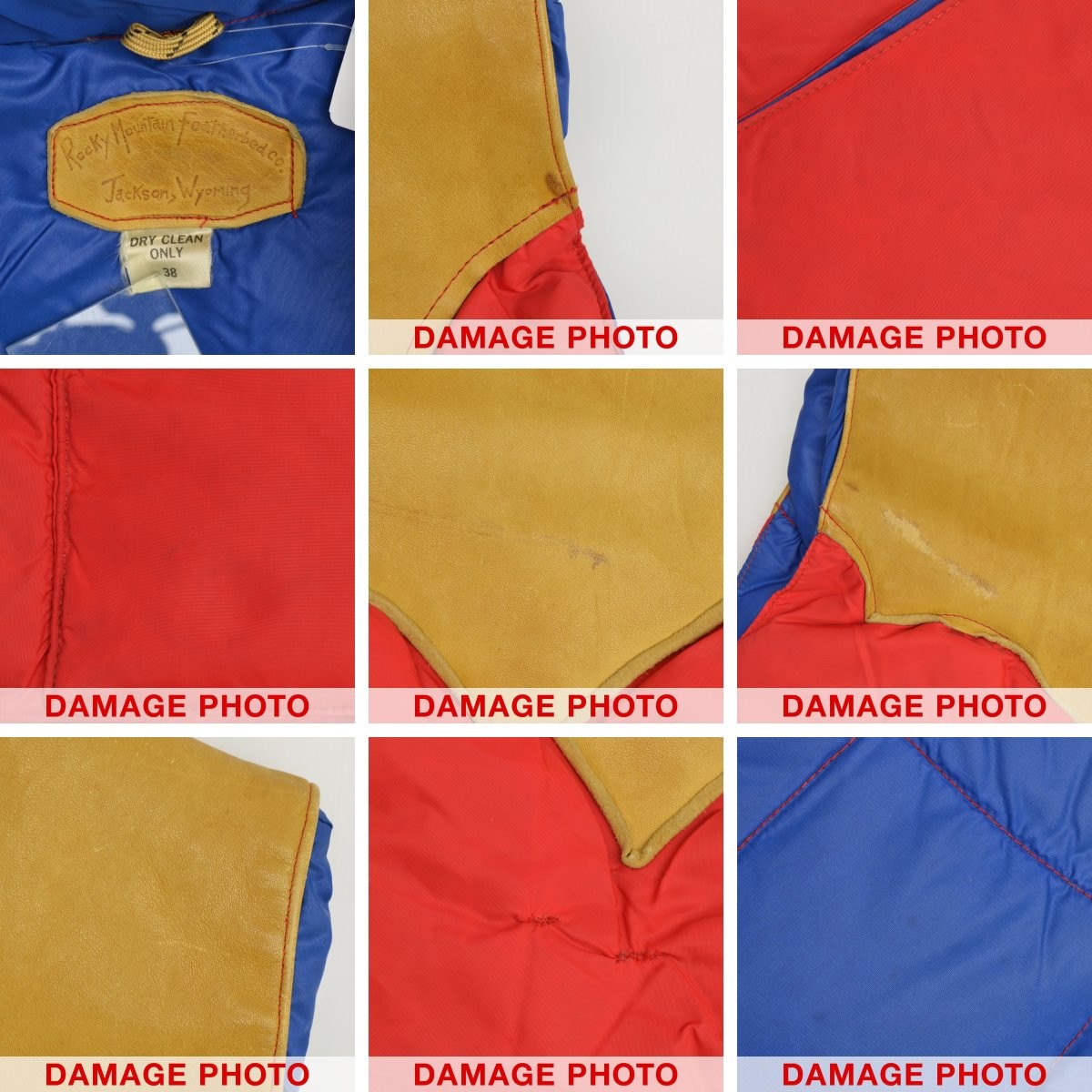 Rocky Mountain Featherbed Co Leather Jacket Red Size 38 Used (Ages 14+) image 3