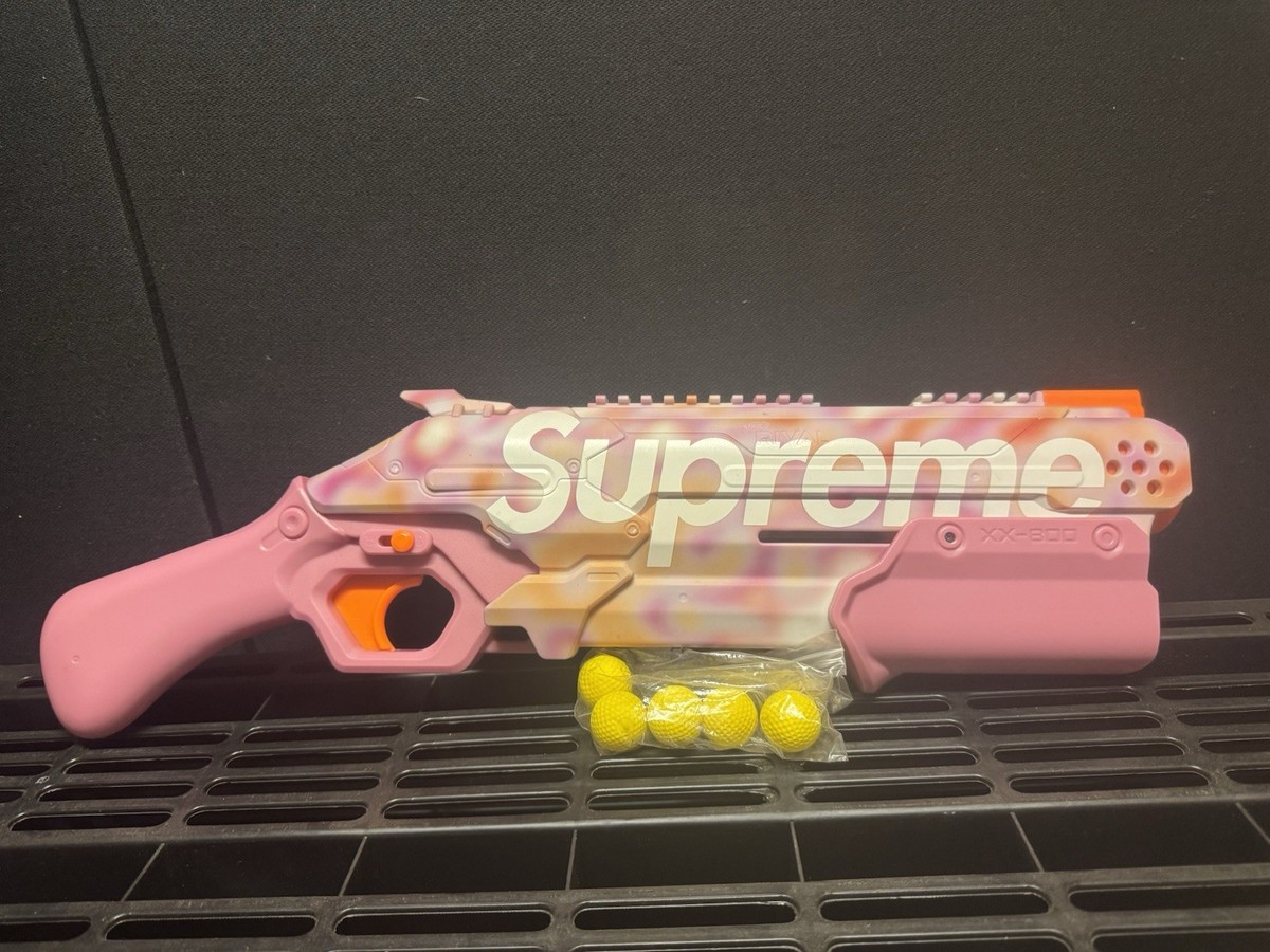 Supreme × Nerf Rival Takedown Blaster Supreme Nerf Rival Takedown Blaster Pink | eBay