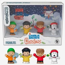 Fisher Price Little People Peanuts “A Charlie Brown Christmas” Collector Set