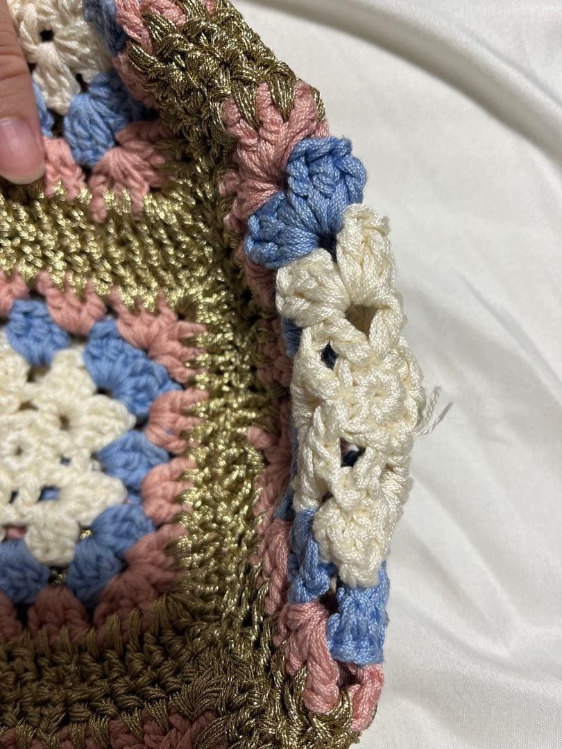 Gucci Interlocking G Crochet Hat, Multi-Color, Em… - image 2