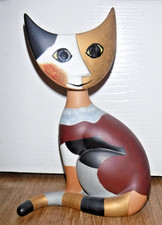 Goebel Rosina Wachtmeister abstrakte moderne Katzenfigur ~ Stella ~ TOP