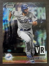 2021 Topps Stadium Club Chrome Corey Seager Virtual Reality Wave Refractor