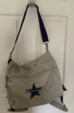 American Girl Shoulder Bag Blue Strap Logo Zip Detachable Adjustable-retired