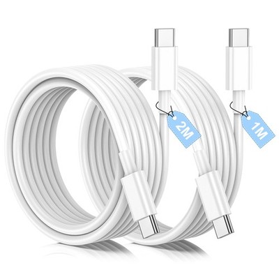 240W USBC auf USBC Kabel 2er Pack USB C Ladekabel 1M 2M PD Typ C Ladekabel