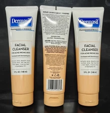 Dermasil Facial Cleanser For Acne Prone Skin 3*5oz Combo-3