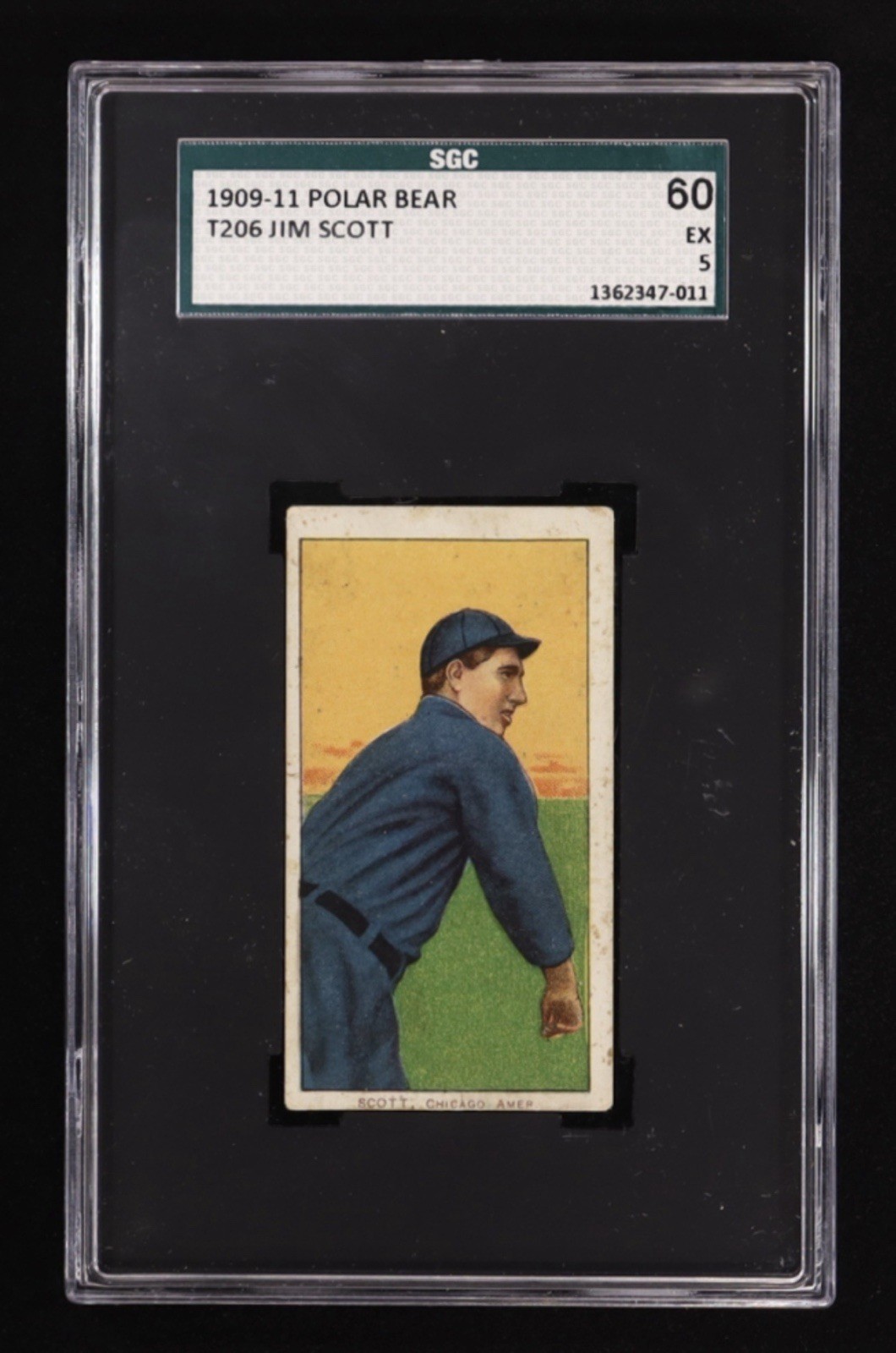 Jim Scott 1909-11 T206 #433 (SGC 5)