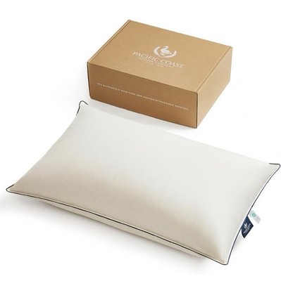 Pacific Coast Standard Firm Down Bed Pillow Hotel Collection Open Box