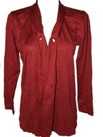 Damen Strickjacke Longjacke Cardigan Rostbraun Capuccino Gr. 36 Neu