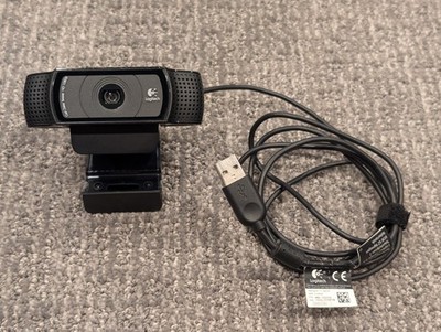 Logitech C920 1080p HD Pro Webcam - Black