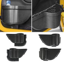 JK Storage Pockets - Front and Rear Door Pockets Compatible with 2011-2018 Je...