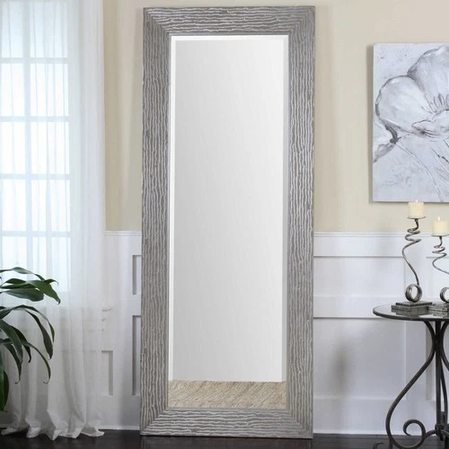 Uttermost 14474 Amadeus 34" W x 82" H Rectangular Framed Bathroom - Silver - Picture 2 of 2