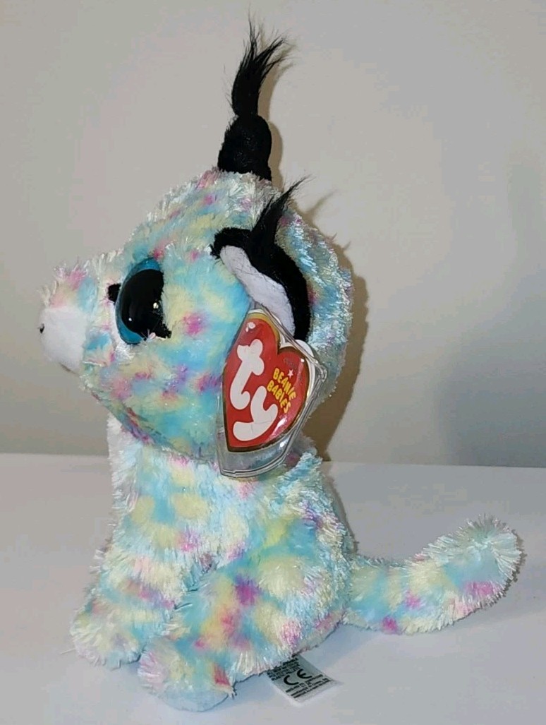 Ty Beanie Baby Babies - LYNX the Multi Color Bobcat 6