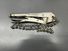 (a) VINTAGE PETERSEN DEWITT VISE GRIP 20R CHAIN LOCKING PLIERS - CLEAN! - USA