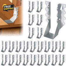 25 Pcs 2x6 Joist Hangers for Wood, 20 Gauge Galvanized Face Mount Brackets
