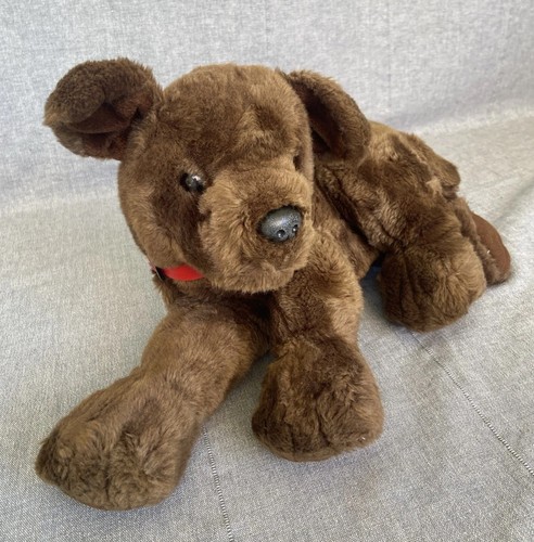 Ty Classic Chip Brown Lab Retriever Red Collar Puppy Dog 2004 Plush Stuffed Toy - Picture 2 of 13