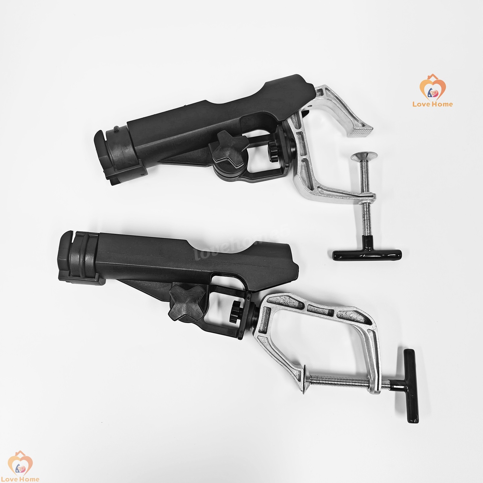 2 Pack Fishing Rod Holder w/ Combo Mount 360° Adjustable for Kayak Canoe Boat