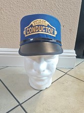 The Polar Express Conductor Hat Size Adult Blue Hat Cap