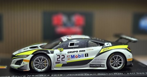 Spark SB269 Honda Acura NSX GT3 #22 Jenson Team Rocket 24H Spa 2019 - 1/43 Scale