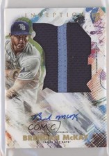 2020 Topps Inception 81/90 Brendan McKay #IAJP-BM Jumbo Patch Auto 6fs