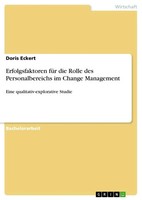 Erfolgsfaktoren FüR Die Rolle Des Personalbereichs Im Change Management Eckert