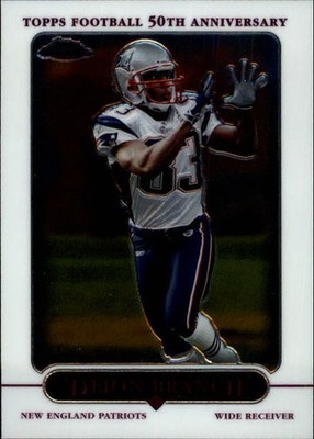 2005 Topps Chrome #41 Deion Branch - FB