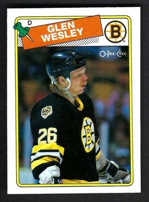1988-89 OPC #166 Glen Wesley RC