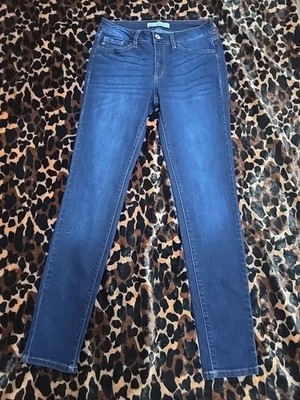 KanCan Jeans Womens 7/27 Dark Wash Blue Skinny Stretch Denim 