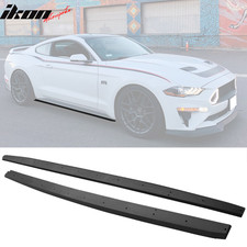 Fits 15-23 Ford Mustang Side Skirts Extension Oe Textured Black Pp Fits 15-23 Ford Mustang Side Skirts Extension Oe Textured Black Pp