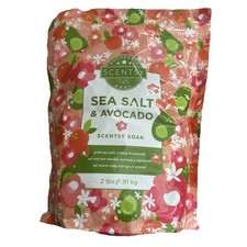New- Scentsy Soak- Sea Salt  Avocado-Unopened bag-Bath Body, Skincare