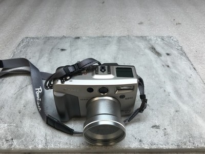 Canon PowerShot G2 4.0MP CCD Digital Camera w/ Hood UV Filter Tested No Battery