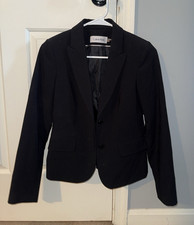 Calvin Klein Womens Black Blazer Suit Jacket ...