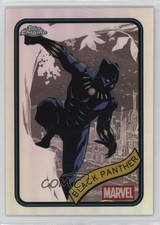 2025 Topps Chrome Marvel Comics Refractor Black Panther #136 1a1r