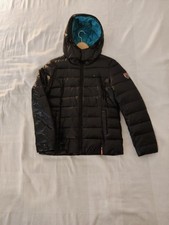 Tommy Hilfiger Winterjacke Steppjacke mit Kapuze Dunkelblau Gr. L
