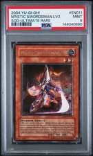 2004 YU-GI-OH! SOD-SOUL OF THE DUELIST ULTIMATE RARE MYSTIC SWORDSMAN LV2 PSA 9
